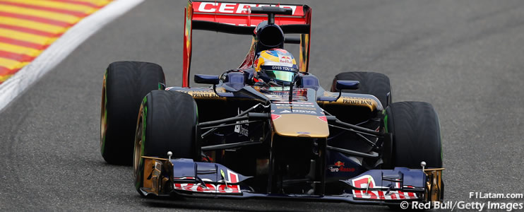 Quinta posición para Jean-Eric Vergne - Reporte Viernes - GP de Bélgica - Toro Rosso
