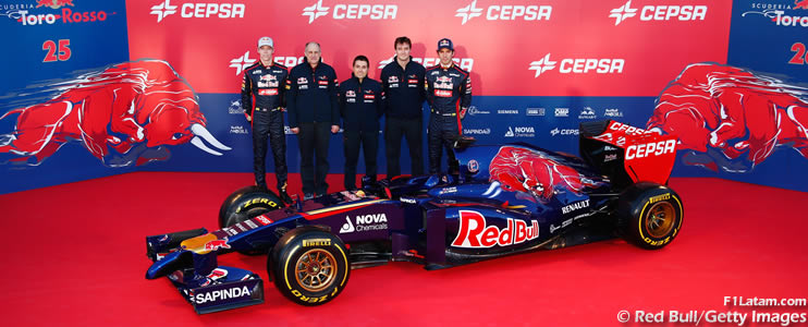 FOTOS: El nuevo STR9 de Toro Rosso es presentado en el Circuito de Jerez
 
