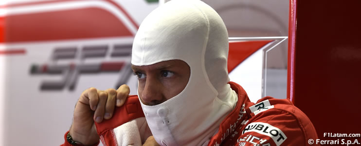 Vettel en desacuerdo por la no penalización de los comisarios a Hamilton en Bakú 