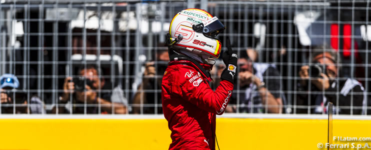 Sebastian Vettel se llevó la pole position en el Gilles Villeneuve - Reporte Clasificación - GP de Canadá