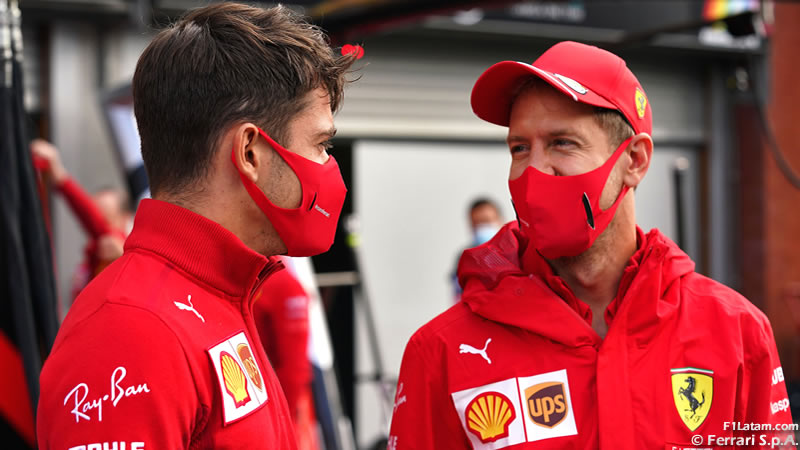 Vettel y Leclerc esperan un fin de semana muy complicado en casa de Ferrari