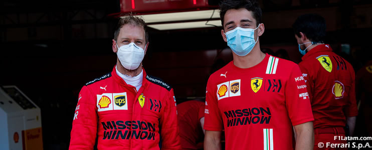 Vettel y Leclerc estuvieron a los mandos del Ferrari SF71H en Mugello