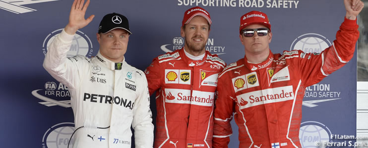 Vettel y Räikkönen logran la primera fila y rompen racha negativa de Ferrari tras nueve temporadas - Reporte Clasificación - GP de Rusia