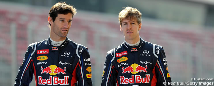 Vettel y Webber: 
