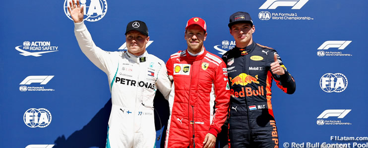 Vettel se llevó la pole position con un nuevo récord de pista - Reporte Clasificación - GP de Canadá