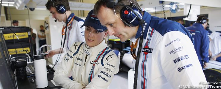 Susie Wolff cumple satisfactoriamente su programa - Reporte Viernes - GP de Gran Bretaña - Williams
