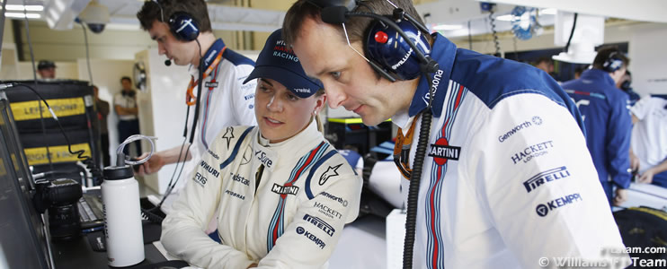 Susie Wolff cumple satisfactoriamente su programa - Reporte Viernes - GP de Gran Bretaña - Williams
 