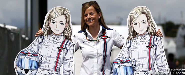 Williams anuncia el retiro de Susie Wolff de la Fórmula 1 y del automovilismo
