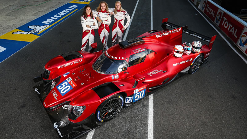 La tripleta femenina Calderón, Floersch y Visser completó con éxito las 24 Horas de Le Mans 2020