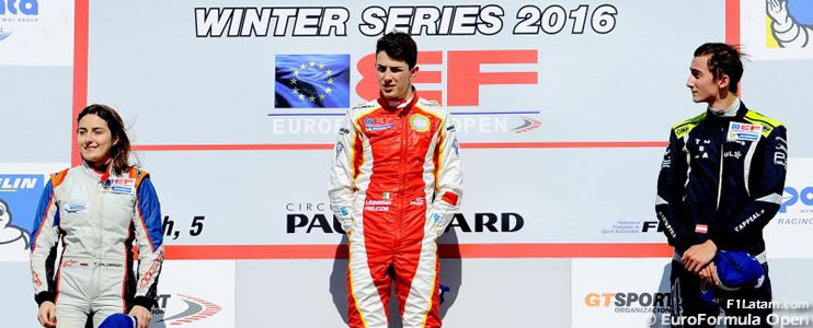 Podio para la colombiana Tatiana Calderón en su debut en la EuroFormula Open de Fórmula 3
 