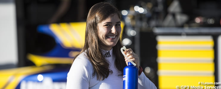 La piloto colombiana Tatiana Calderón sumó en el Circuito de Jerez 