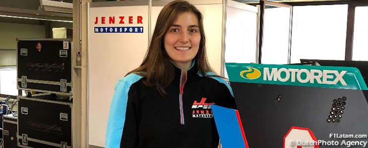 La colombiana Tatiana Calderón llega con gran optimismo al mítico Spa-Francorchamps 