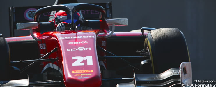 Tatiana Calderón se luce con un sexto lugar en su primer test en la FIA Fórmula 2
