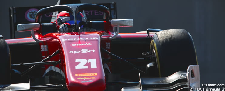 Tatiana Calderón se luce con un sexto lugar en su primer test en la FIA Fórmula 2
 