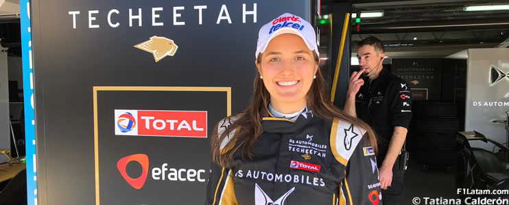 ENTREVISTA: Tatiana Calderón finalizó segunda en test de FIA Fórmula E tras el E-Prix de Marrakech