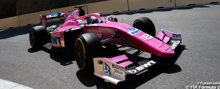 Tatiana Calderón lideró por primera vez una carrera de FIA Fórmula 2  