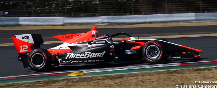Tatiana Calderón completó su primer test en la Súper Fórmula Japonesa