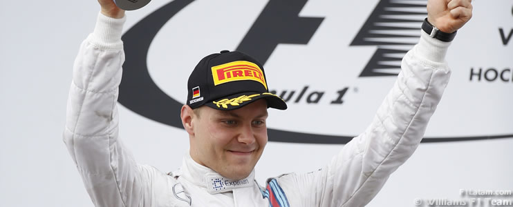 Tercer podio consecutivo para Bottas y de nuevo Massa afuera - 
Reporte Carrera - GP de Alemania - Williams
 