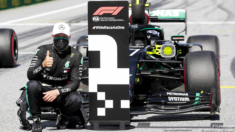 Valtteri Bottas logró la pole position y Ferrari desentonó - Reporte Clasificación - GP de Austria