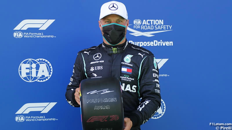 Bottas se lleva la pole position y Hülkenberg se ubica tercero - Reporte Clasificación - GP del 70 Aniversario