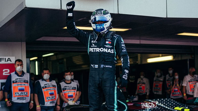 Bottas capitaliza una mala tarde de Hamilton y se lleva la victoria - Reporte Carrera - GP de Rusia 