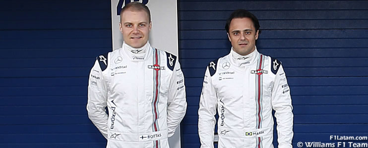 Williams confirma la continuidad de Felipe Massa y Valtteri Bottas para la temporada 2016 