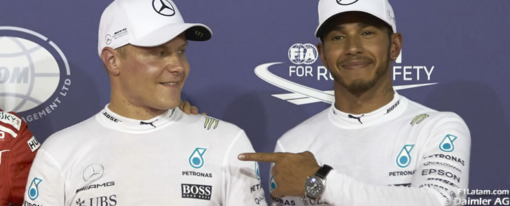 Bottas derrota a Hamilton y logra su primera pole en la F1 - Reporte Clasificación - GP de Bahrein
