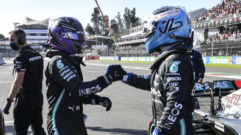 Bottas se lleva la pole. Mercedes sorprende a Red Bull - Reporte Clasificación - GP de México 
