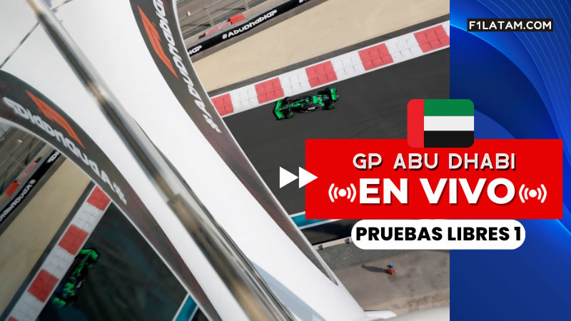 Primera sesión de pruebas libres del Gran Premio de Abu Dhabi - ¡EN VIVO!