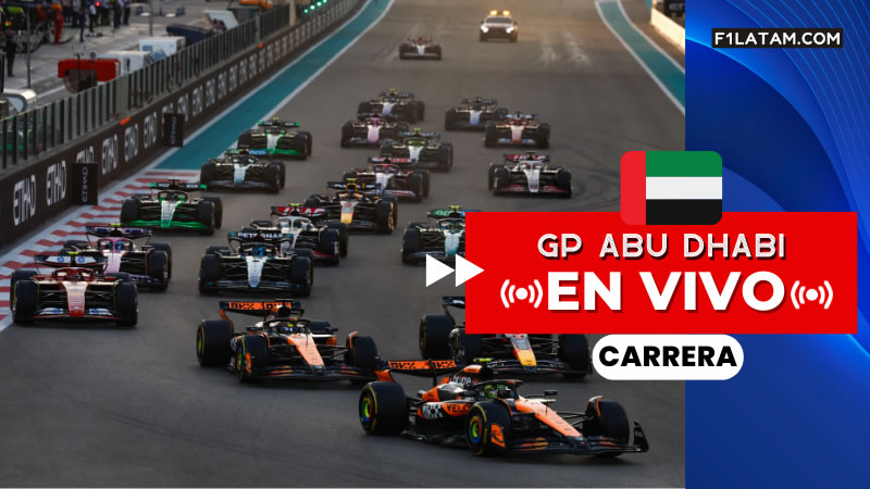 Carrera del Gran Premio de Abu Dhabi F1 - FINAL 2025 - ¡EN VIVO!