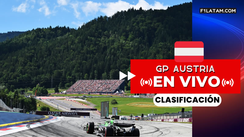 Clasificación del Gran Premio de Austria F1 - ¡EN VIVO!