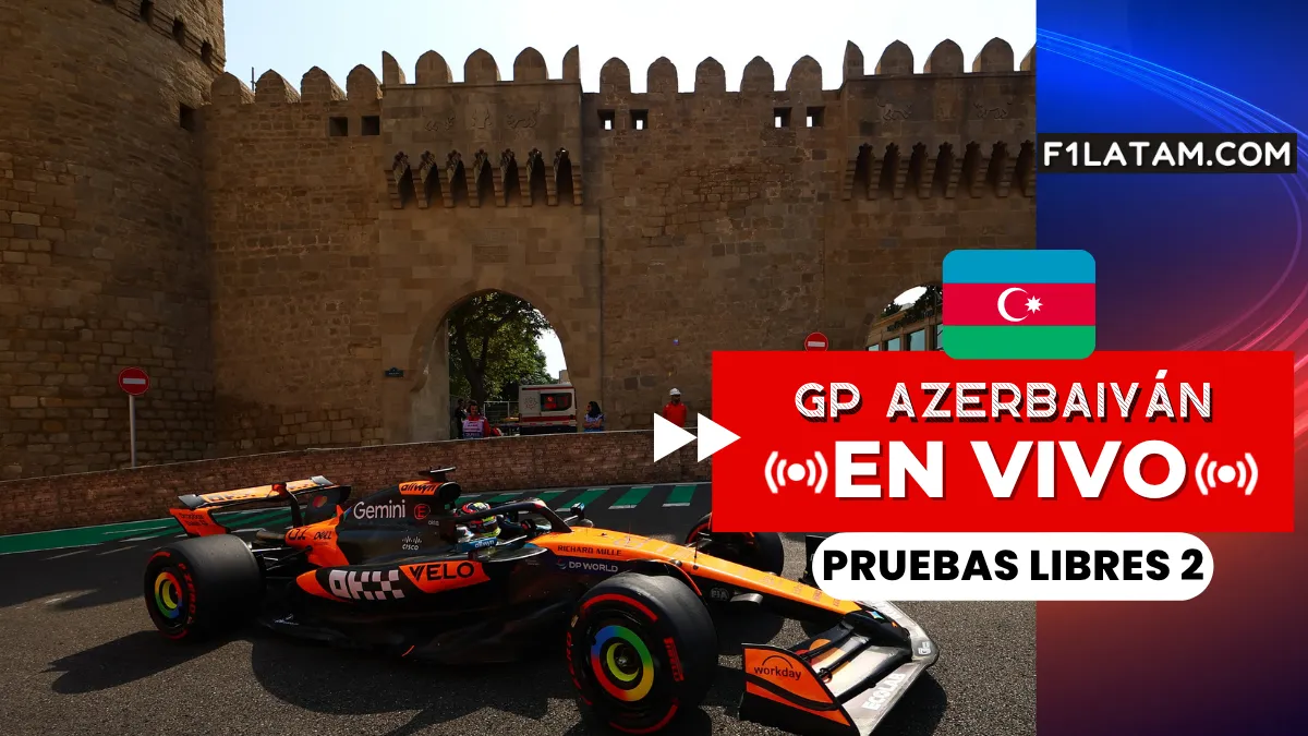 Segunda sesión de pruebas libres del Gran Premio de Azerbaiyán - ¡EN VIVO!