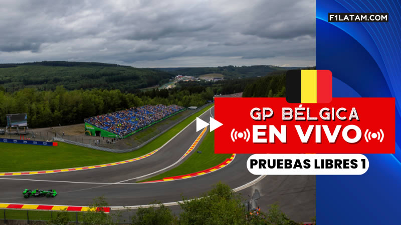 Primera sesión de pruebas libres del Gran Premio de Bélgica - ¡EN VIVO!