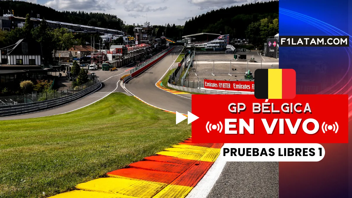 Primera sesión de pruebas libres del Gran Premio de Bélgica - ¡EN VIVO!