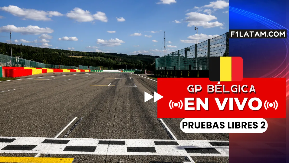 Segunda sesión de pruebas libres del Gran Premio de Bélgica - ¡EN VIVO!