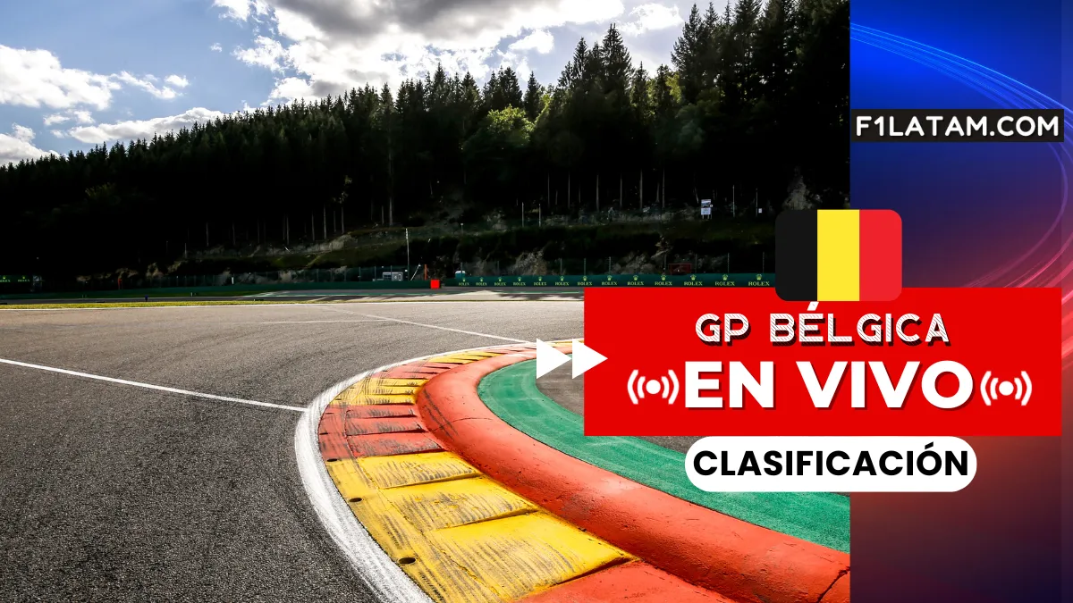 Clasificación del Gran Premio de Bélgica F1 - ¡EN VIVO!
