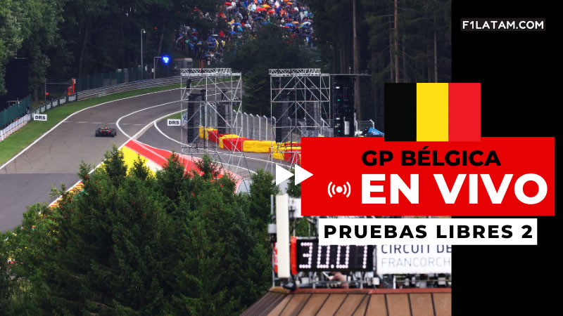 Segunda sesión de pruebas libres del Gran Premio de Bélgica - ¡EN VIVO! 
