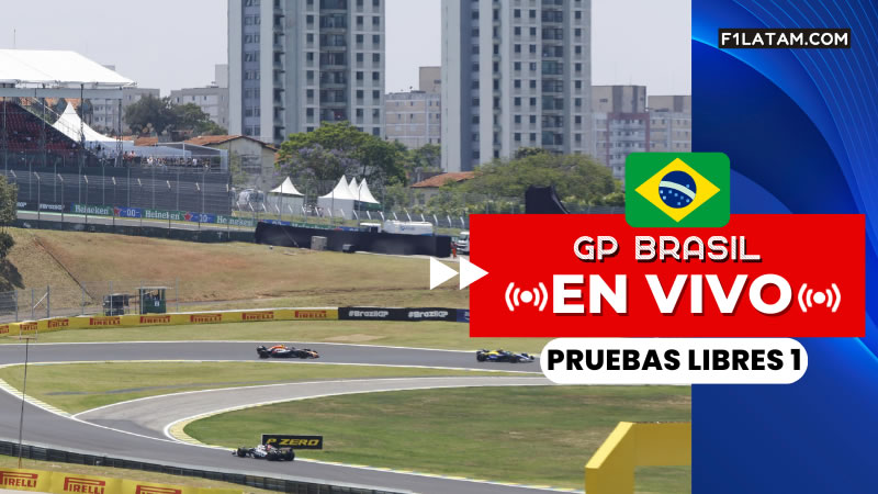 Primera sesión de pruebas libres del Gran Premio de Brasil - ¡EN VIVO!