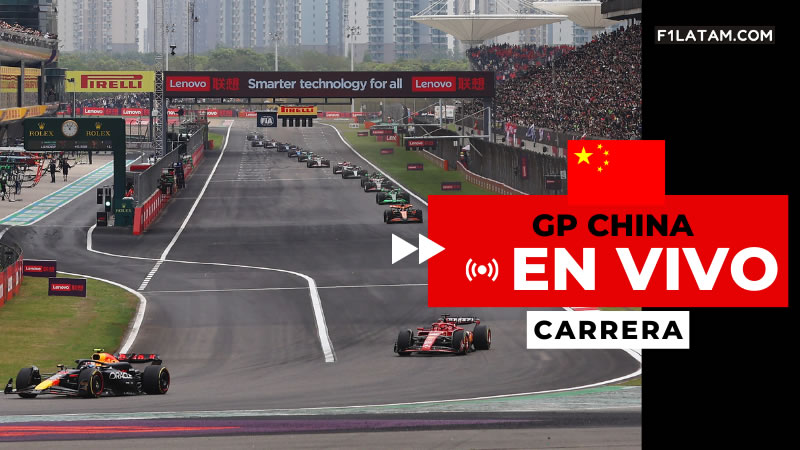 Carrera del Gran Premio de China Fórmula 1 2024 - ¡EN VIVO! 