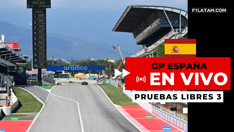 Tercera sesión de pruebas libres del Gran Premio de España - ¡EN VIVO!
 