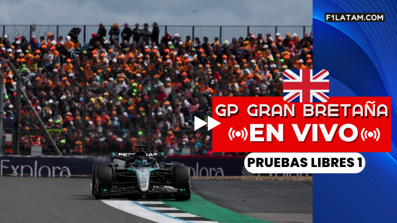 Primera sesión de pruebas libres del Gran Premio de Gran Bretaña - ¡EN VIVO!