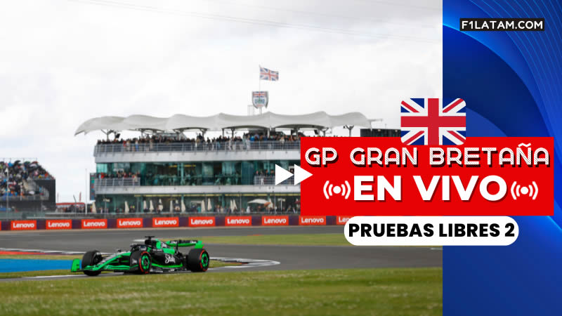 Segunda sesión de pruebas libres del Gran Premio de Gran Bretaña - ¡EN VIVO!