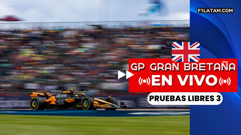 Tercera sesión de pruebas libres del Gran Premio de Gran Bretaña - ¡EN VIVO!
