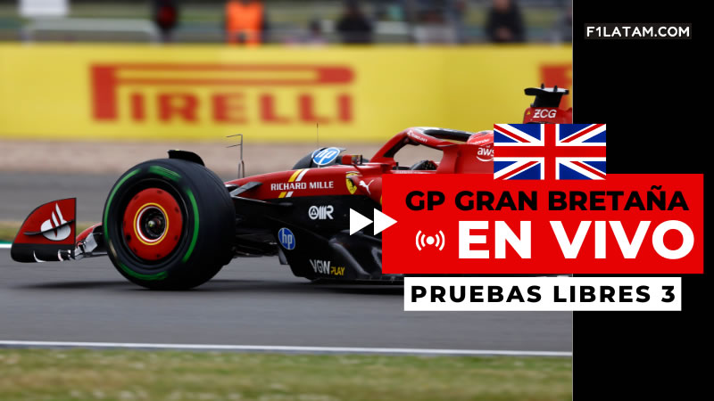 Tercera sesión de pruebas libres del Gran Premio de Gran Bretaña - ¡EN VIVO! 