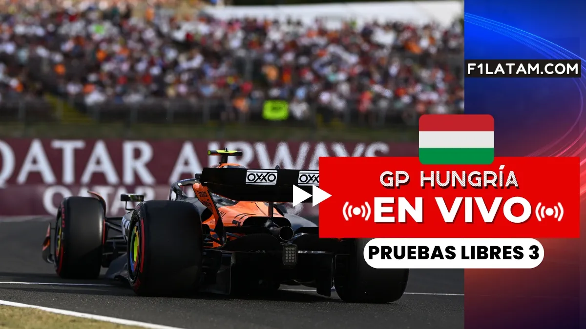 Tercera sesión de pruebas libres del Gran Premio de Hungría  - ¡EN VIVO!