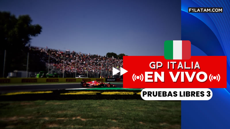 Tercera sesión de pruebas libres del Gran Premio de Italia - ¡EN VIVO!