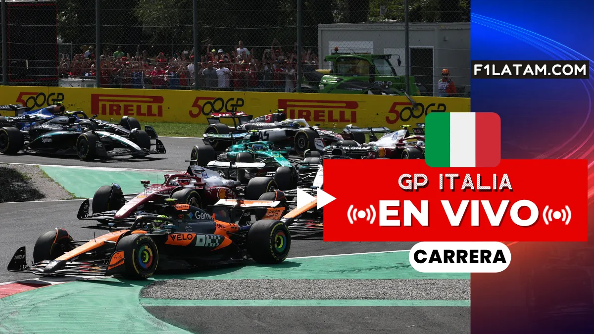 Carrera del Gran Premio de Italia F1 - ¡EN VIVO!