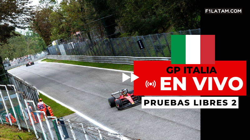 Segunda sesión de pruebas libres del Gran Premio de Italia - ¡EN VIVO! 