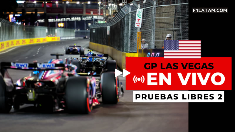 Segunda sesión de pruebas libres del Gran Premio de Las Vegas - ¡EN VIVO! 
