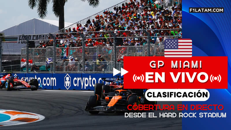 Clasificación del Gran Premio de Miami - ¡EN VIVO!